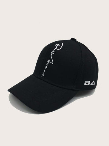 Casquette de baseball brodée avec lettres pour femmes 