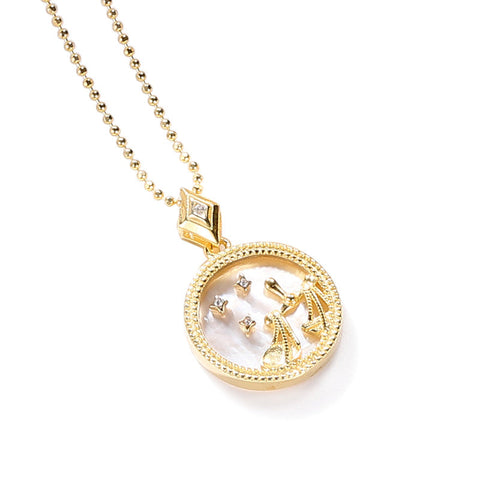 Solid Zodiac Necklace