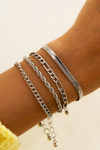 Simplicity Solid Split Joint Bracelets