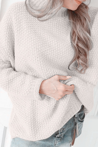 Solid Split Joint Basic Half A Turtleneck Tops Sweater£¨4 colors£©