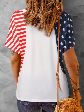 T-Shirt mit USA-1776-Aufdruck 