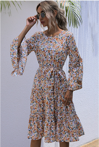 Wholesome Floral Boho Maxi Dress