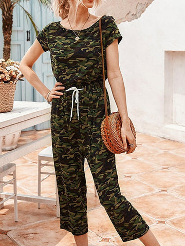 Simple Cool Jumpsuit With Belt