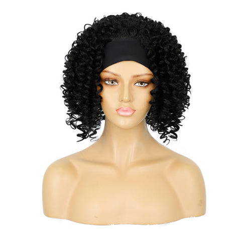 short curly kinky wig