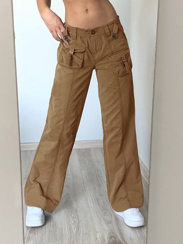 Zip Pocket Cargo Pants