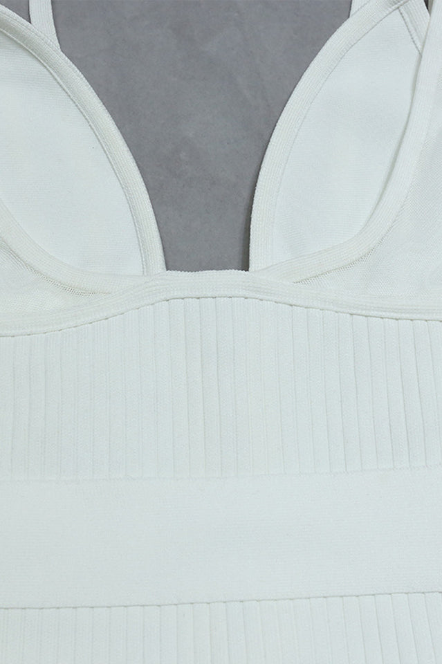 Verona Maxi White Bandage Dress