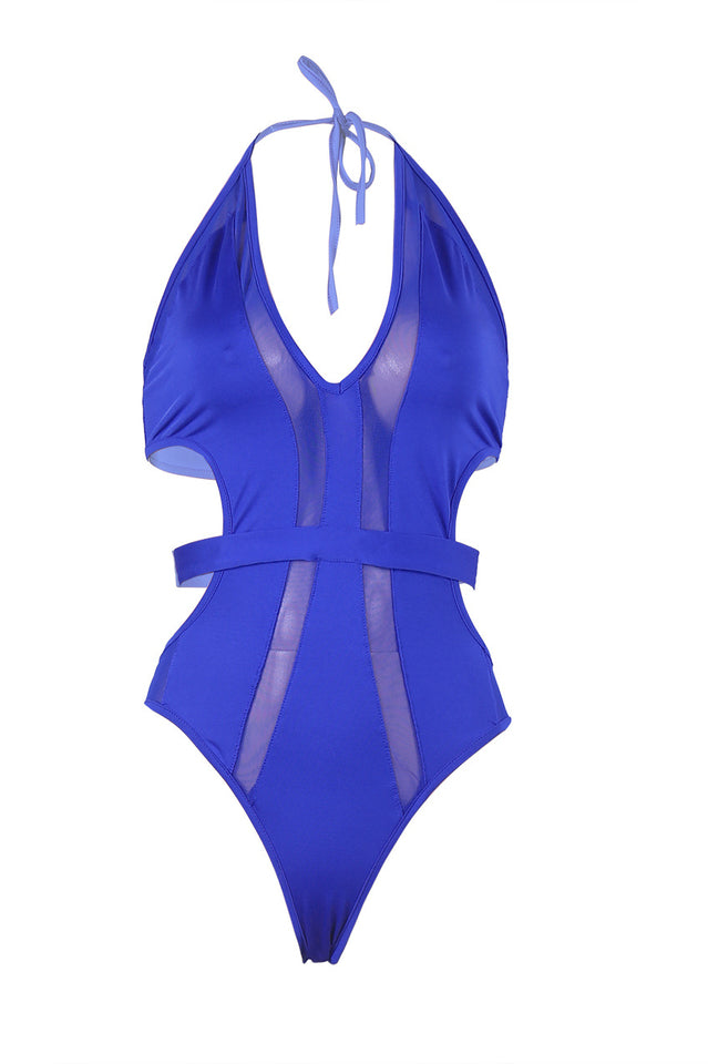 Mesh Halter One Piece Monokini