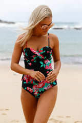 2pcs Flounce Tankini Swimsuit