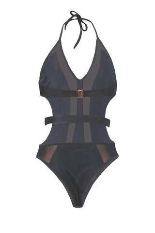 Mesh Halter One Piece Monokini