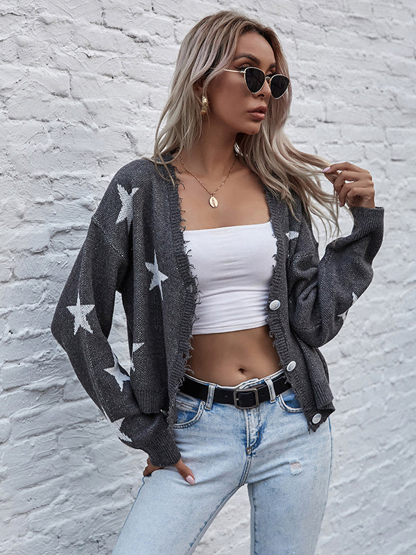 Star Knit Cardigan