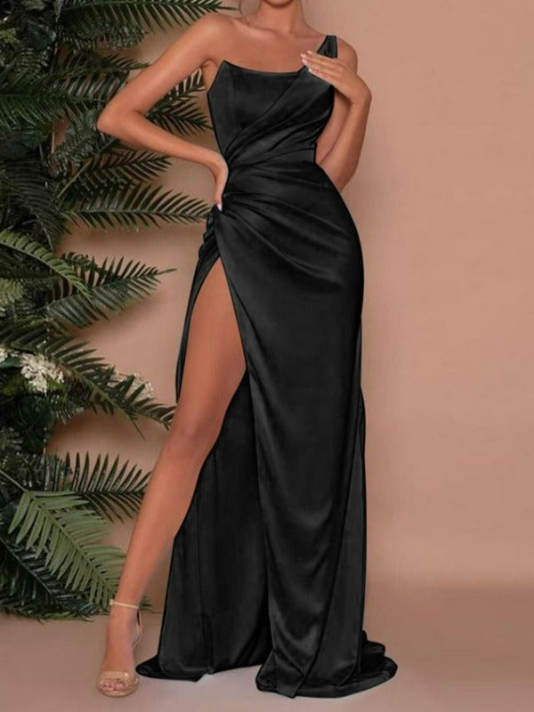 Slit High Waist Long  Dress