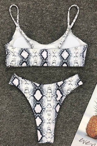 Bikini-Set mit Leopardenmuster (mehrfarbig)