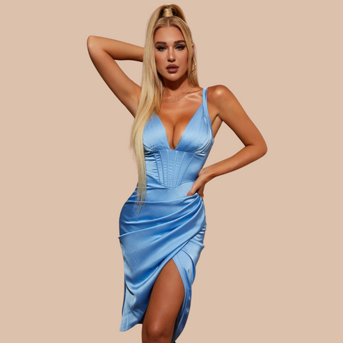 Allegra Satin Dress