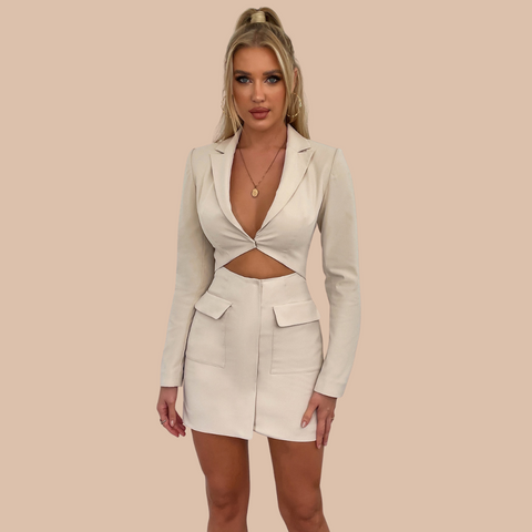 Ayla Cut Out Blazer Dress