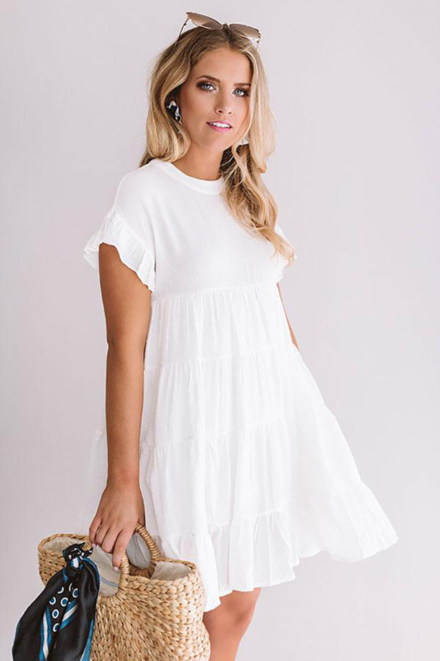 Short Sleeve Plus Size Casual Dress