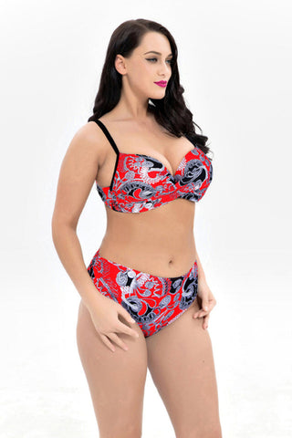 Sexy Plus Size Swimsuit Summer Two Pieces Bathing Suit