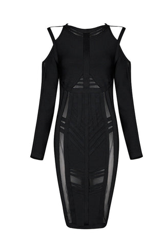 Long Sleeve Bodycon Bandage Dress