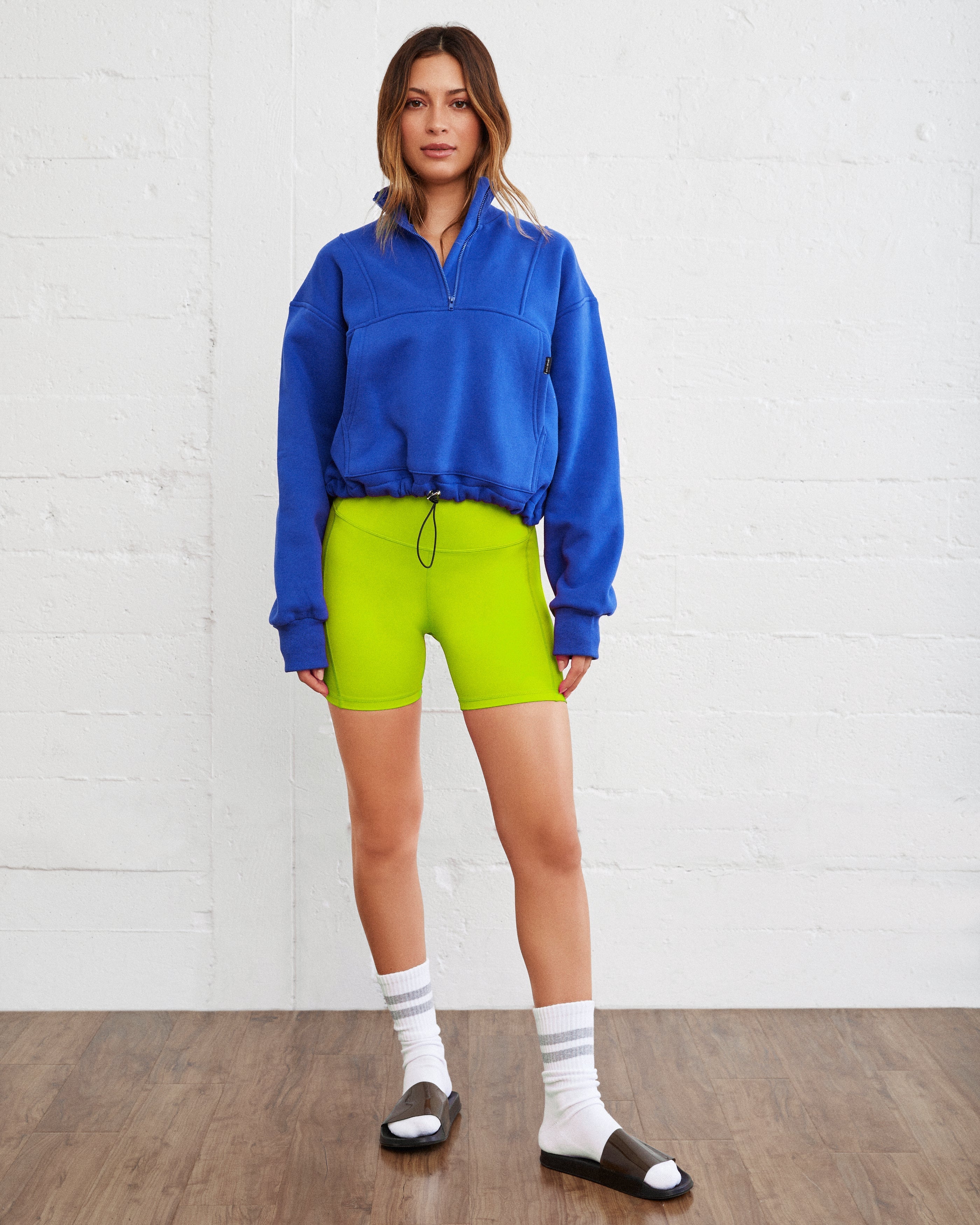 Superset Biker Shorts - Neon Lime