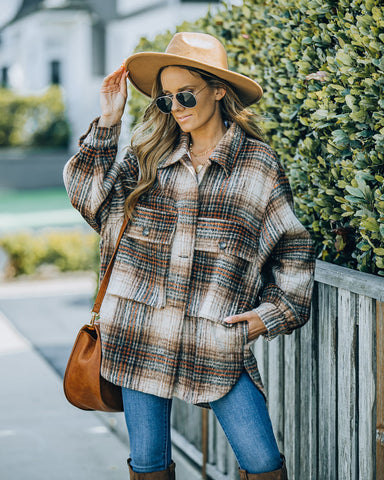 Worcester Pocketed Plaid Shacket