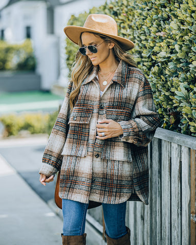 Worcester Pocketed Plaid Shacket