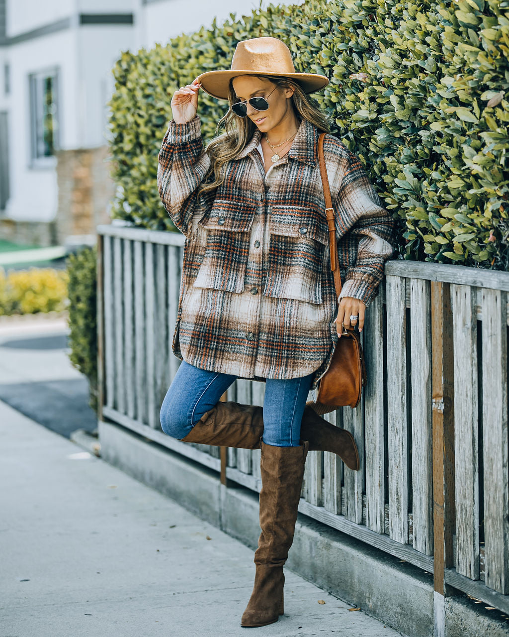 Worcester Pocketed Plaid Shacket