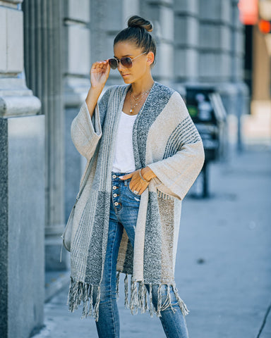 Ventura Fringe Knit Cardigan