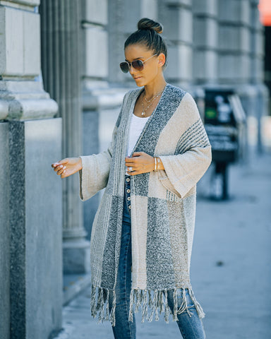 Ventura Fringe Knit Cardigan