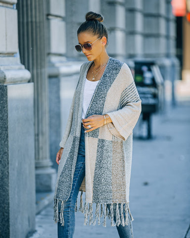 Ventura Fringe Knit Cardigan