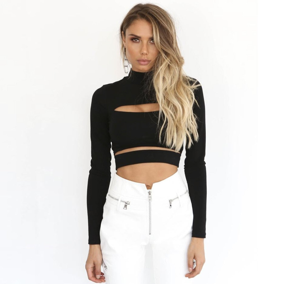 Tamsin Cut Out Crop Top