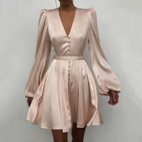 Hailey Satin Dress