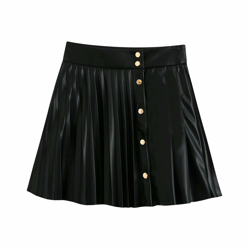 Ciara Vegan Leather Skirt