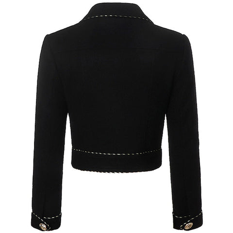 Joanne Cropped Woolen Jacket