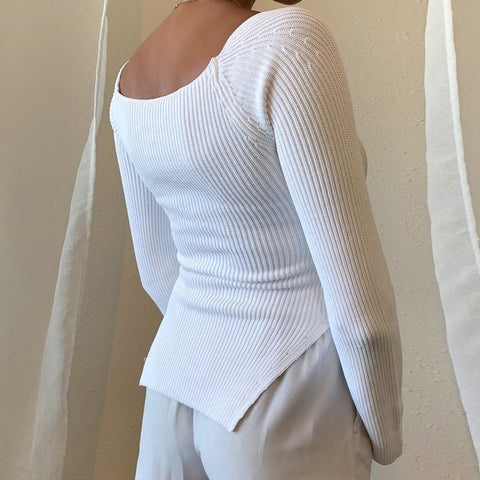 Valencia Knitted Long Sleeve Top