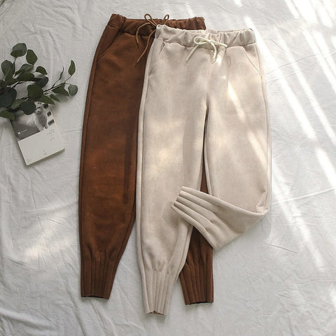 Pantalon de jogging en daim Isa