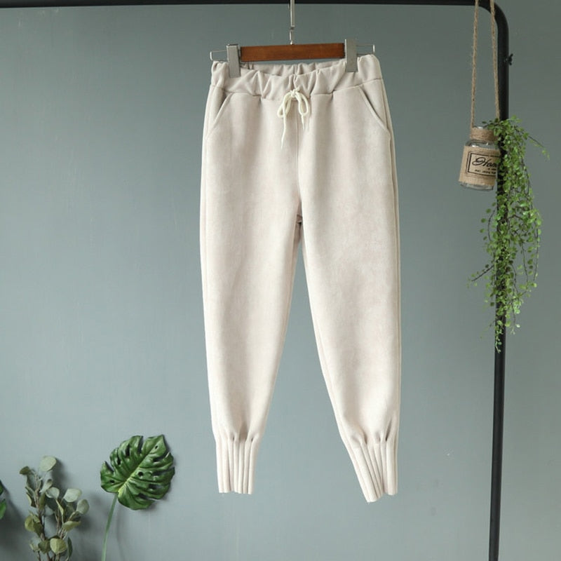 Pantalon de jogging en daim Isa