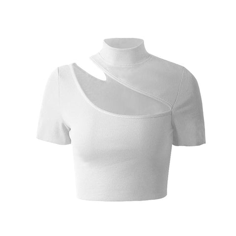 Sylvie Cut Out Knit Crop Top