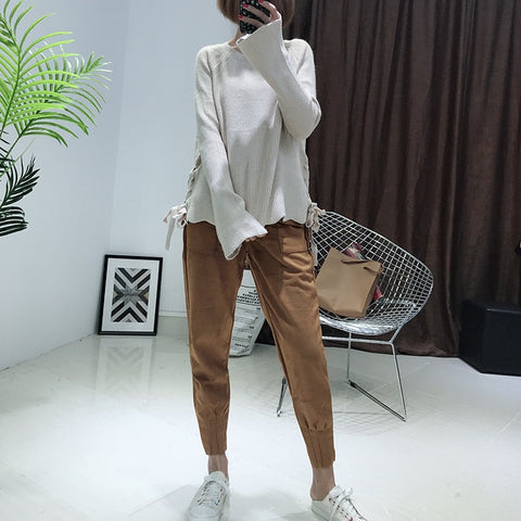 Banco Suede Cargo Pants