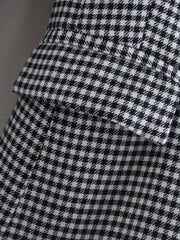 Kirana Plaid Print Blazer