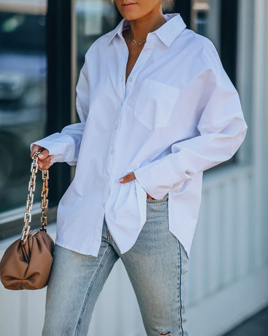 Surplus Cotton Collared Button Down Top