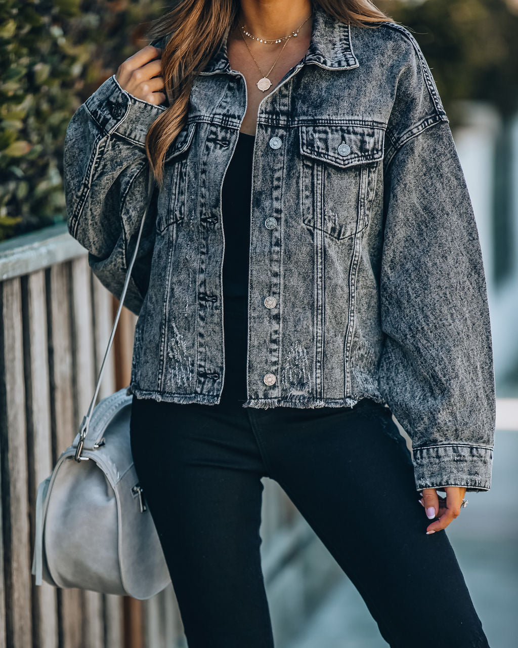 Tobias – Lässige Jeansjacke im Used-Look 