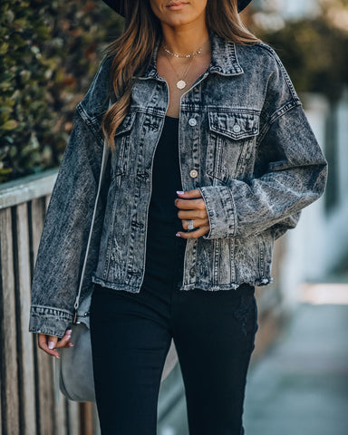 Tobias – Lässige Jeansjacke im Used-Look 