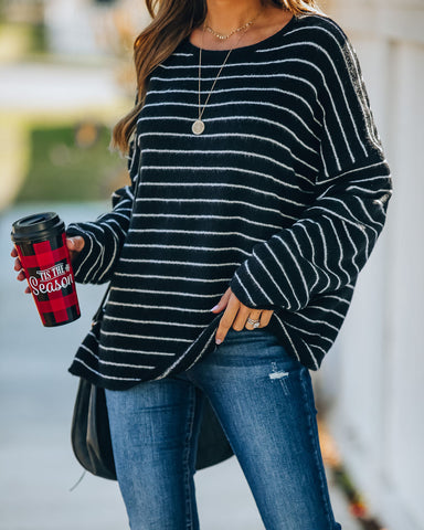 Unwritten Striped Knit Sweater