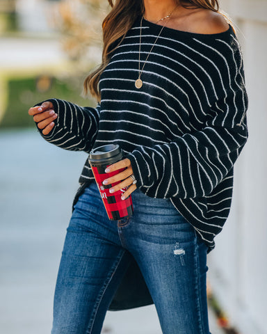 Unwritten Striped Knit Sweater