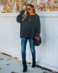 Unwritten Striped Knit Sweater