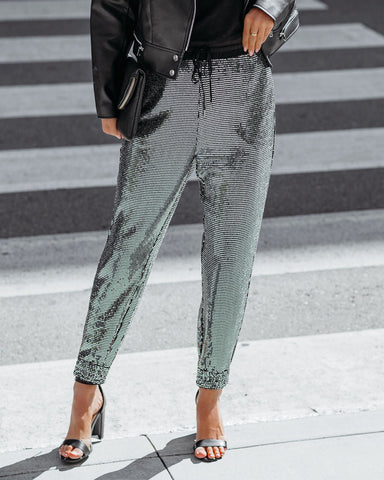 Pantalon de jogging à paillettes Zealous 