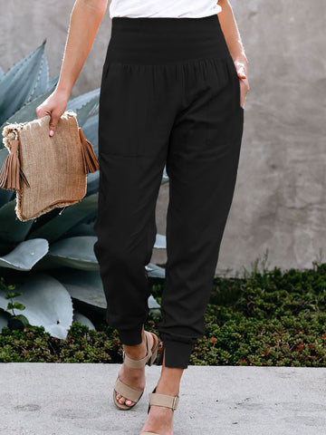 Slit Cropped Pants