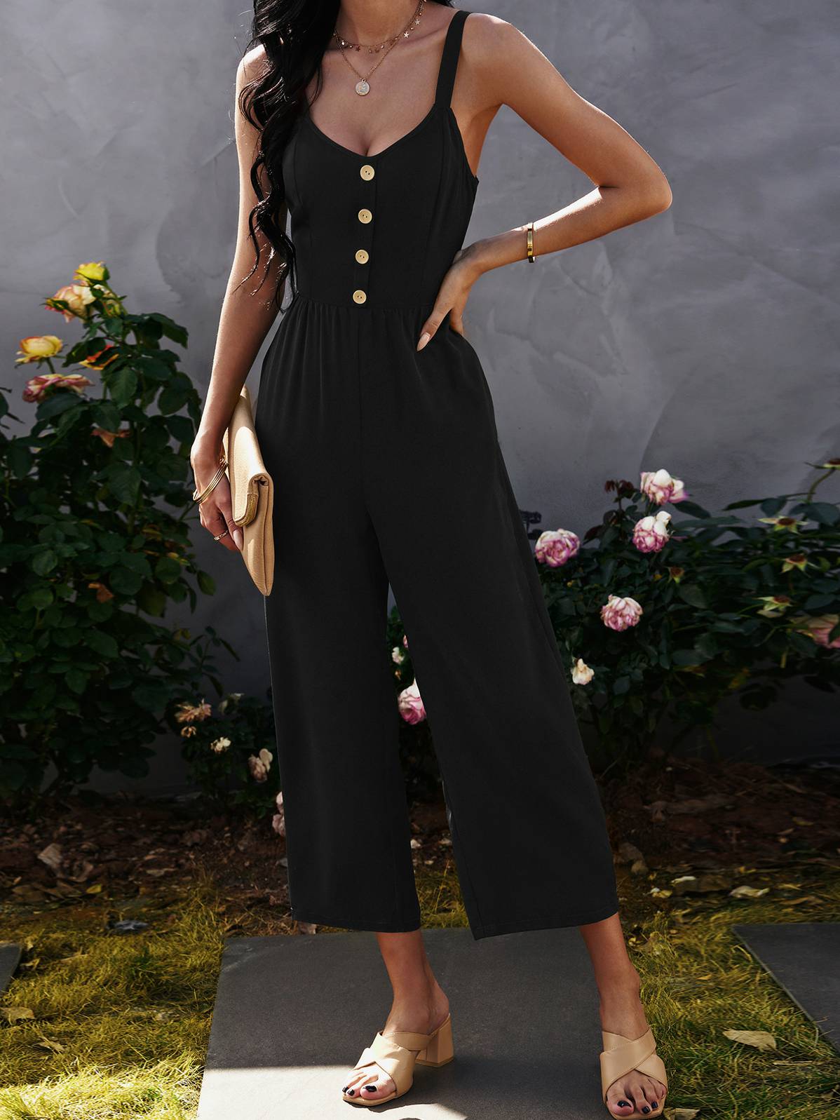 Strapless Backless Jumpsuit