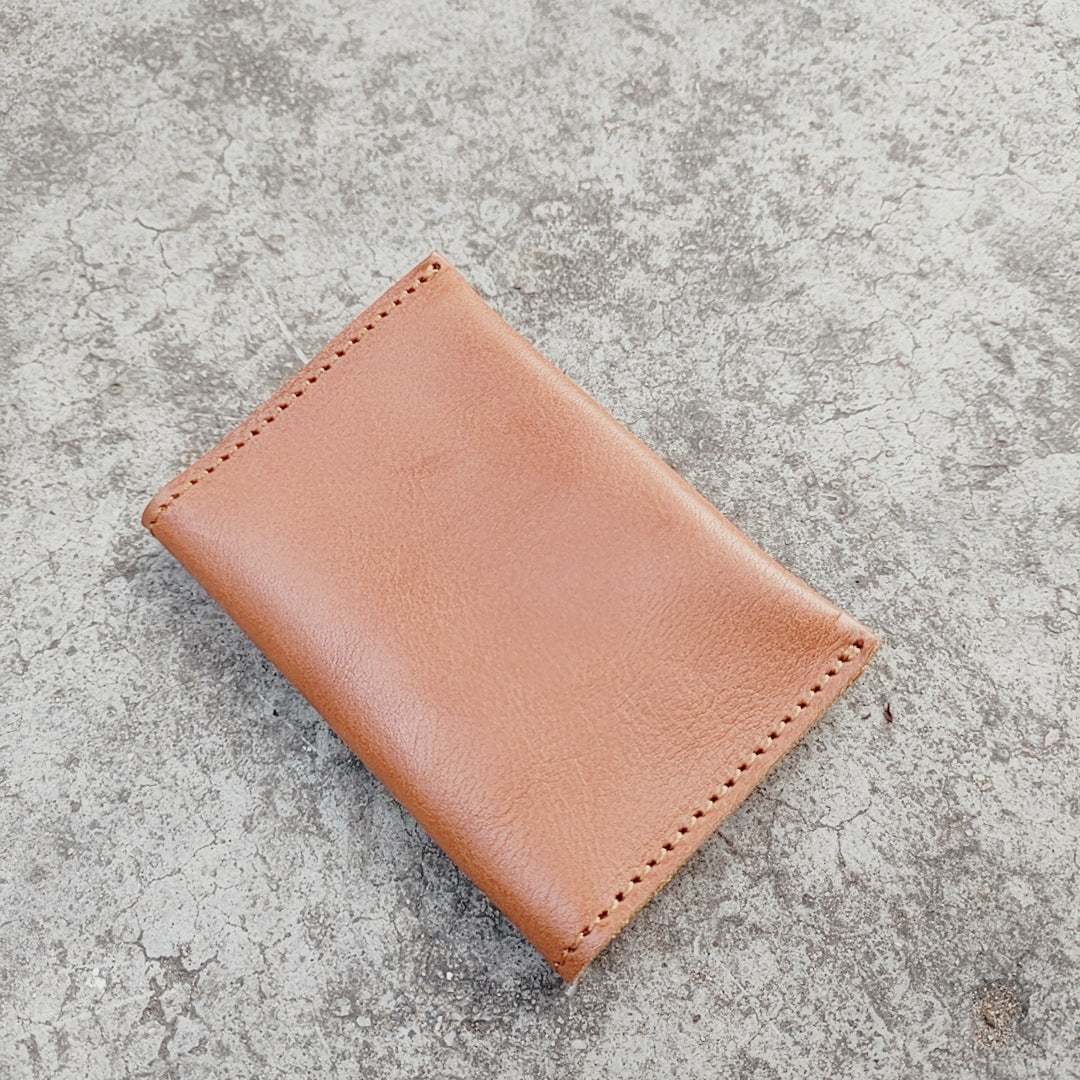 Simple cowhide card holder Coin Purse