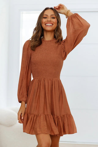 Vara Chiffon Ruffle Dress