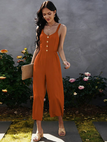 Strapless Backless Jumpsuit